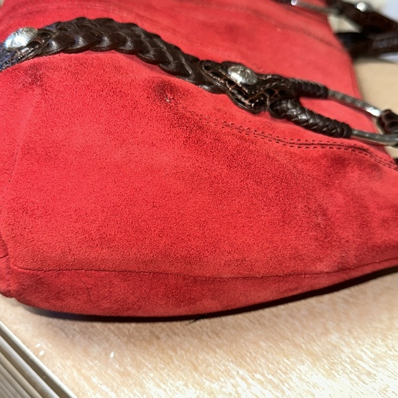 Brighton Beautiful Suede & Leather Handbag in Perfect Condition - Picture 7 of 13
